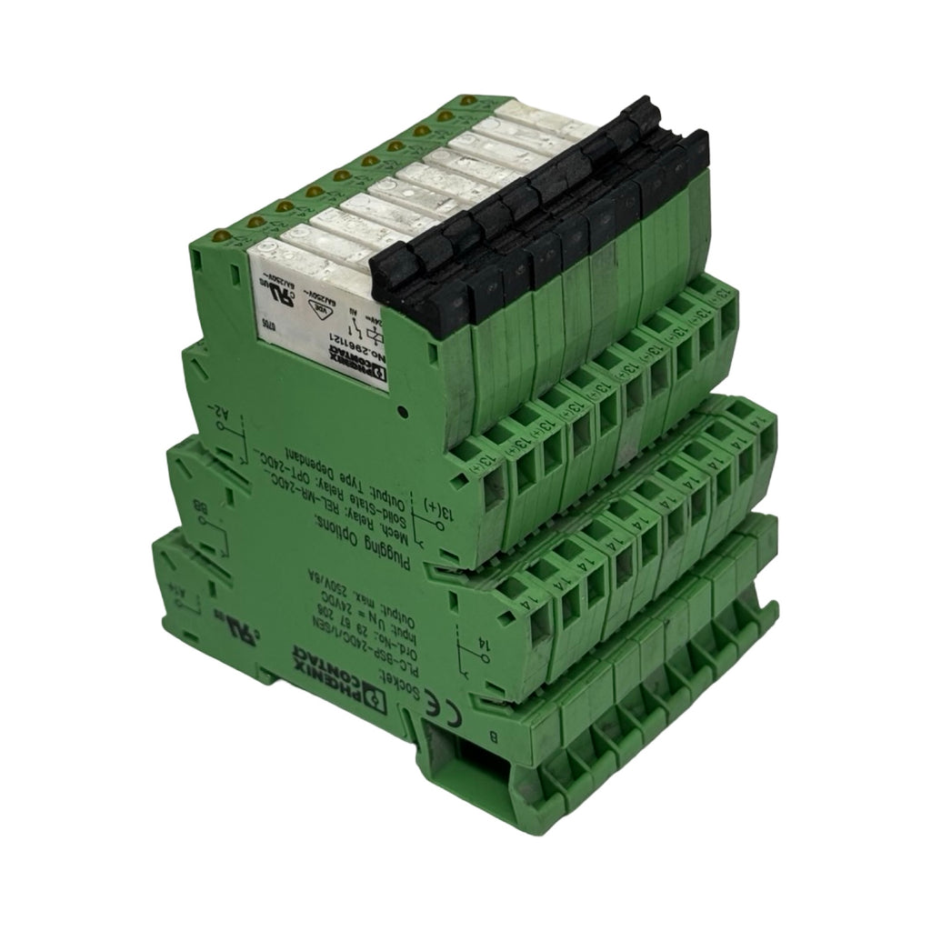 10x Phoenix Contact PLC-BSP-24DC/1/SEN 2967206 Relaissockel 24V DC SPS 2961121
