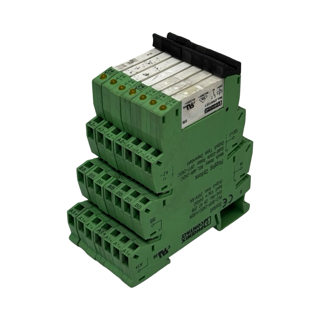 7x Phoenix Contact PLC-BSP-24DC/1/SEN 2967206 Relaissockel 24V DC SPS 2961121