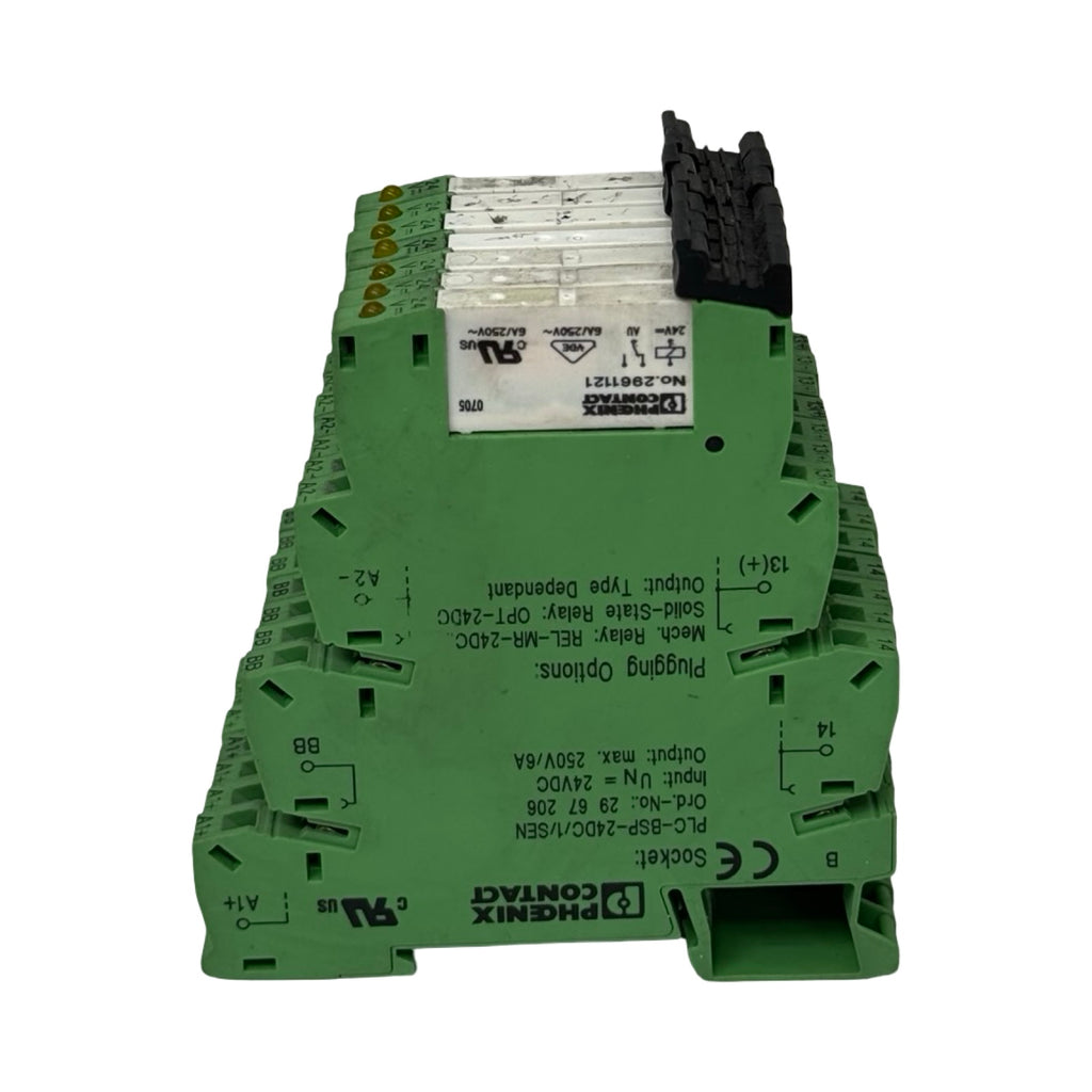 7x Phoenix Contact PLC-BSP-24DC/1/SEN 2967206 Relaissockel 24V DC SPS 2961121