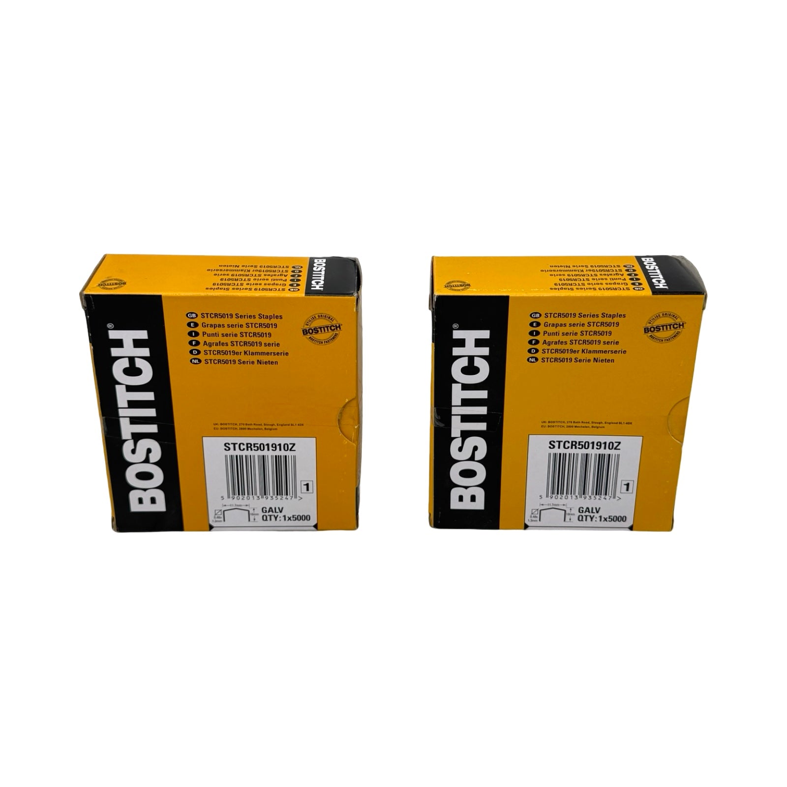 2x Bostitch STCR501910Z Heftklammern 10mm verzinkt GALV 2x5000 Stück