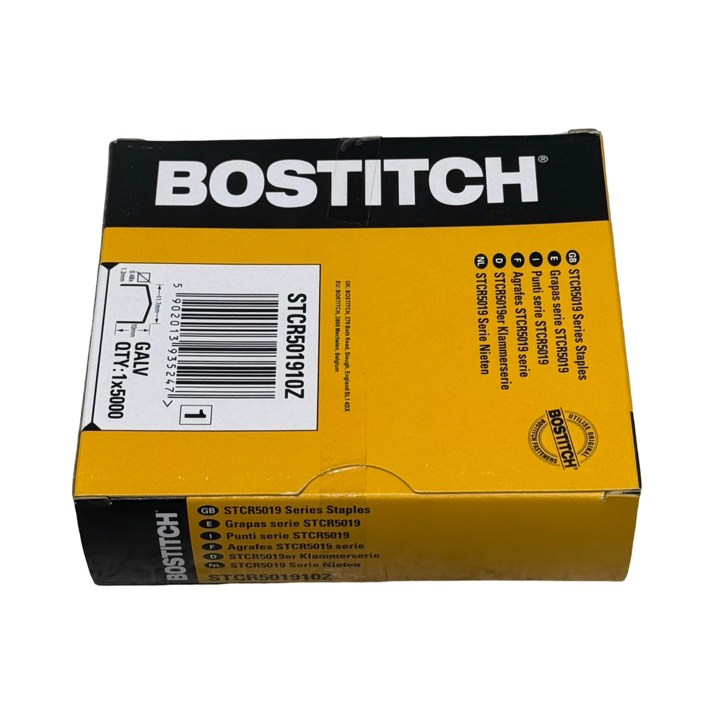 2x Bostitch STCR501910Z Heftklammern 10mm verzinkt GALV 2x5000 Stück
