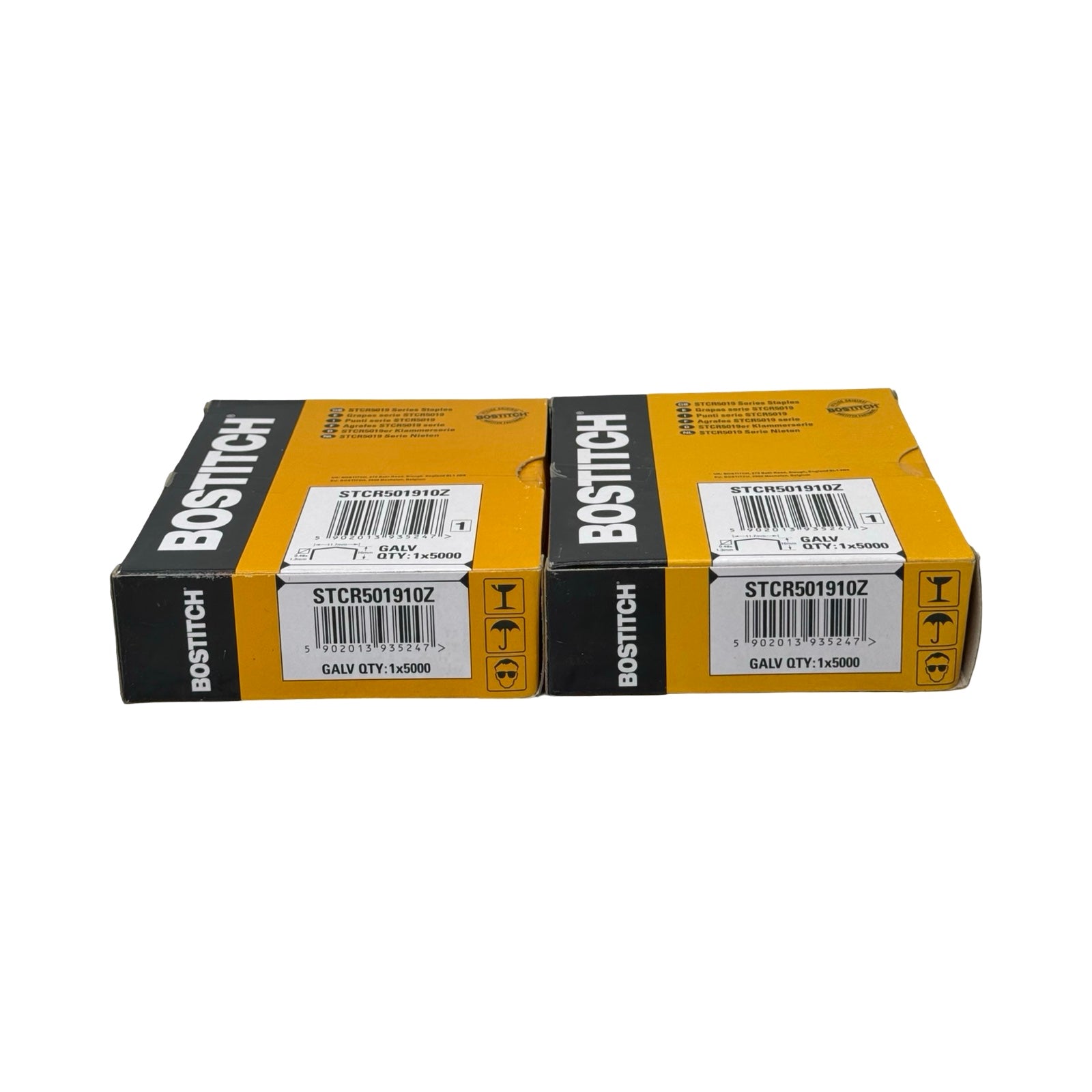 2x Bostitch STCR501910Z Heftklammern 10mm verzinkt GALV 2x5000 Stück