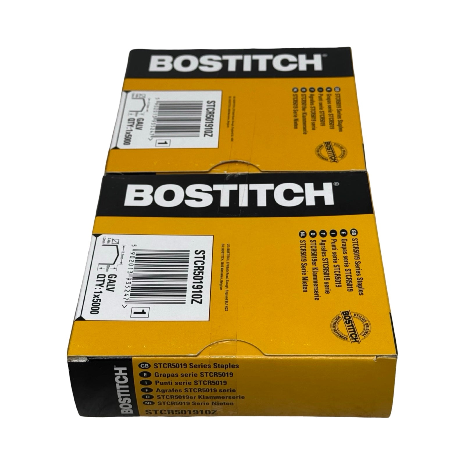 2x Bostitch STCR501910Z Heftklammern 10mm verzinkt GALV 2x5000 Stück