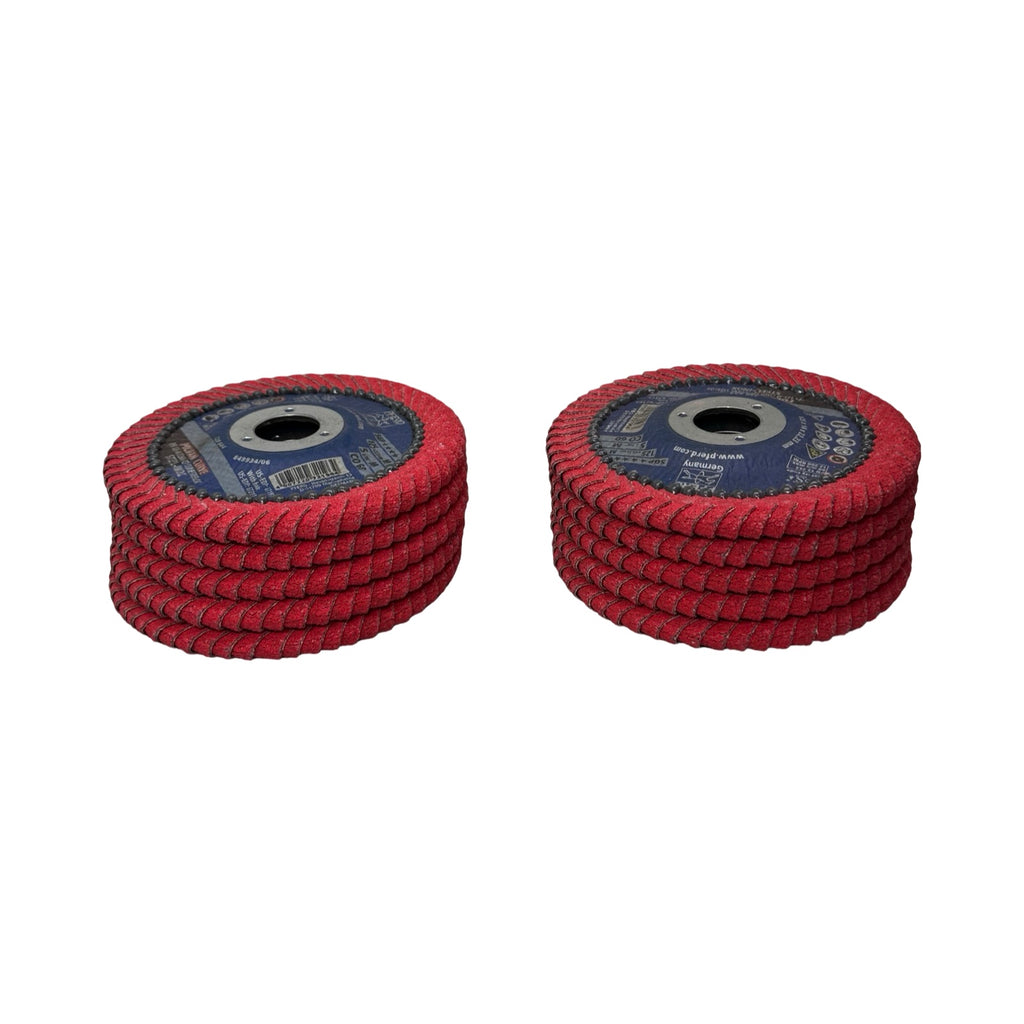 10x PFERD Fächerschleifscheibe PFR 125-M CO 60 SGP CURVE STEELOX 125mm