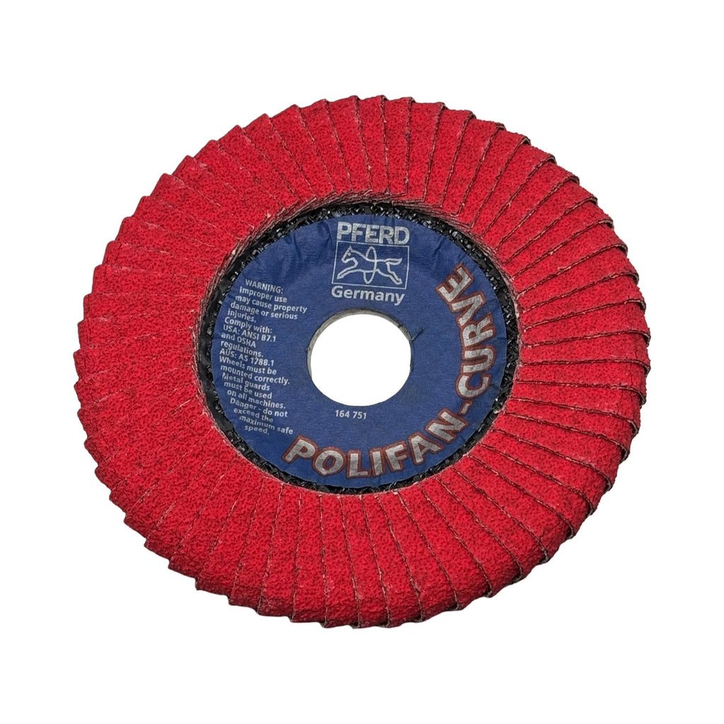 10x PFERD Fächerschleifscheibe PFR 125-M CO 60 SGP CURVE STEELOX 125mm