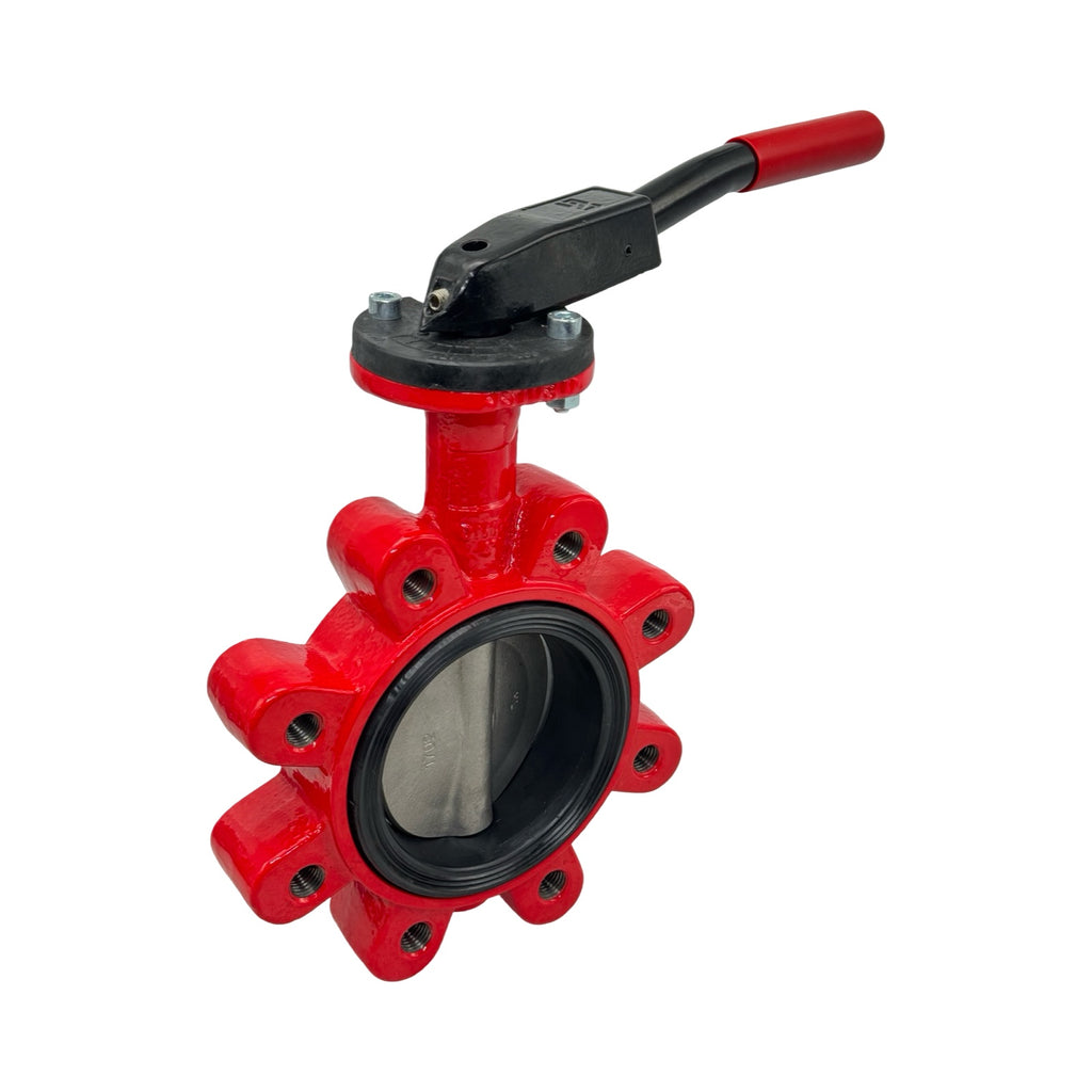 Absperrklappe DN100 PN10 LUGN(W)-5 Handhebel Industriearmatur Absperrventil