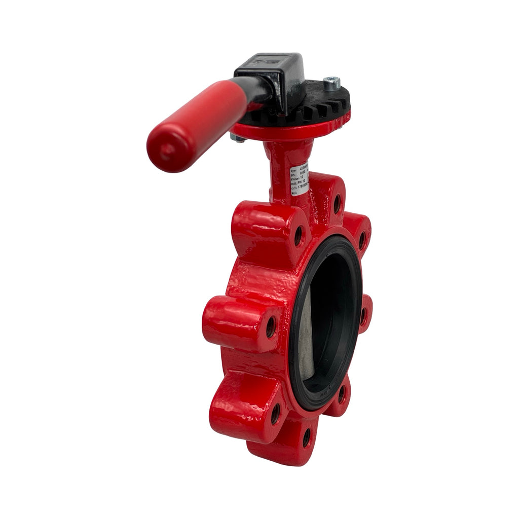 Absperrklappe DN100 PN10 LUGN(W)-5 Handhebel Industriearmatur Absperrventil