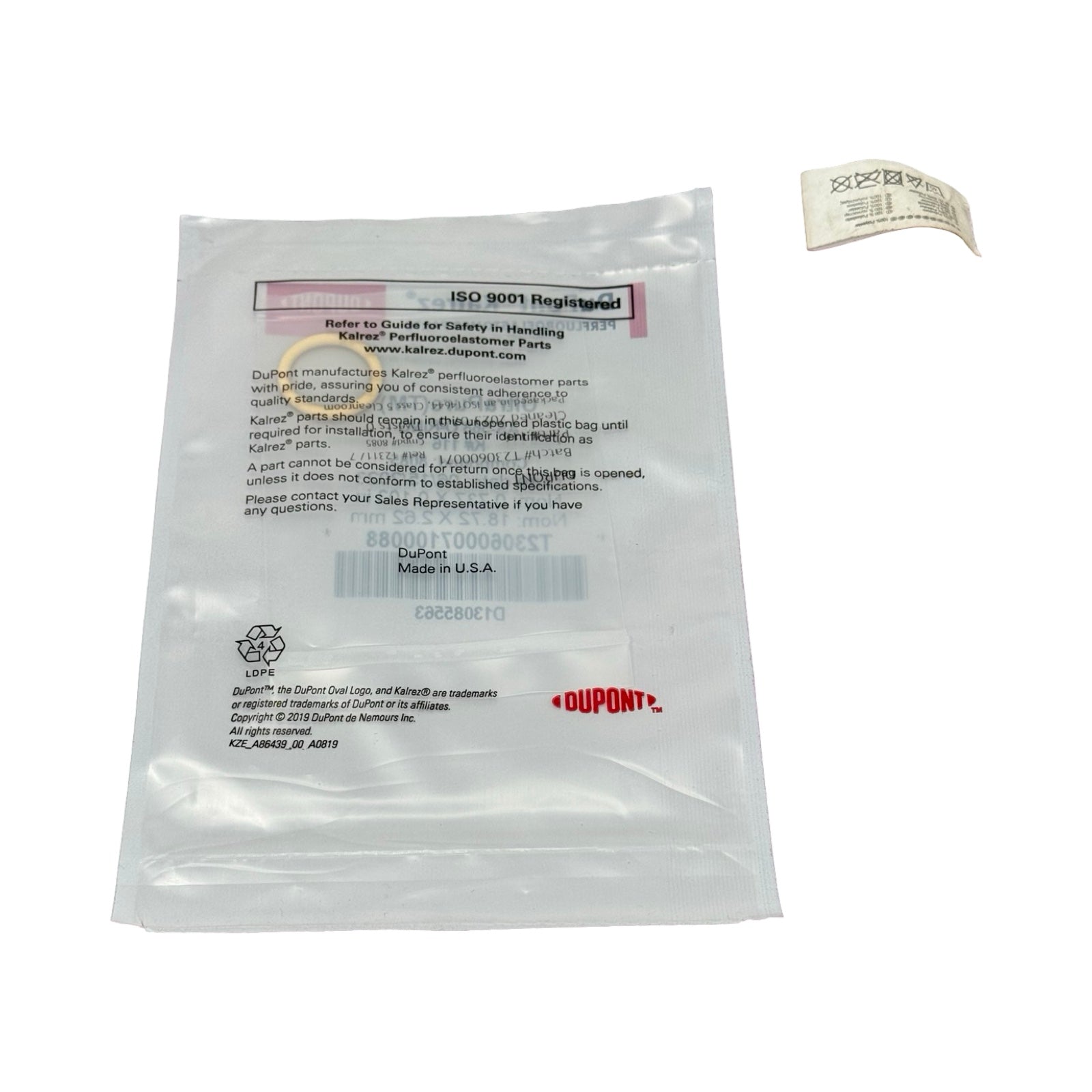 DuPont Kalrez UltraPure O-Ring K#116 Compound 8085 FFKM 18,72x2,62 mm