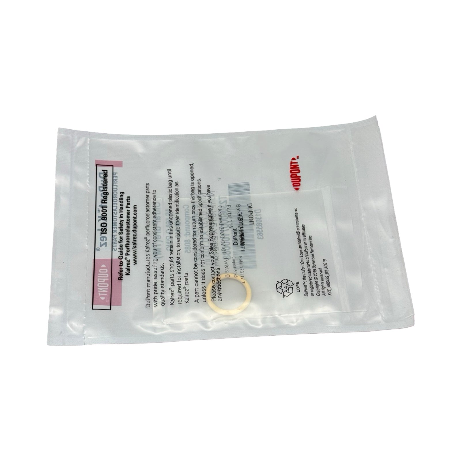 DuPont Kalrez UltraPure O-Ring K#116 Compound 8085 FFKM 18,72x2,62 mm