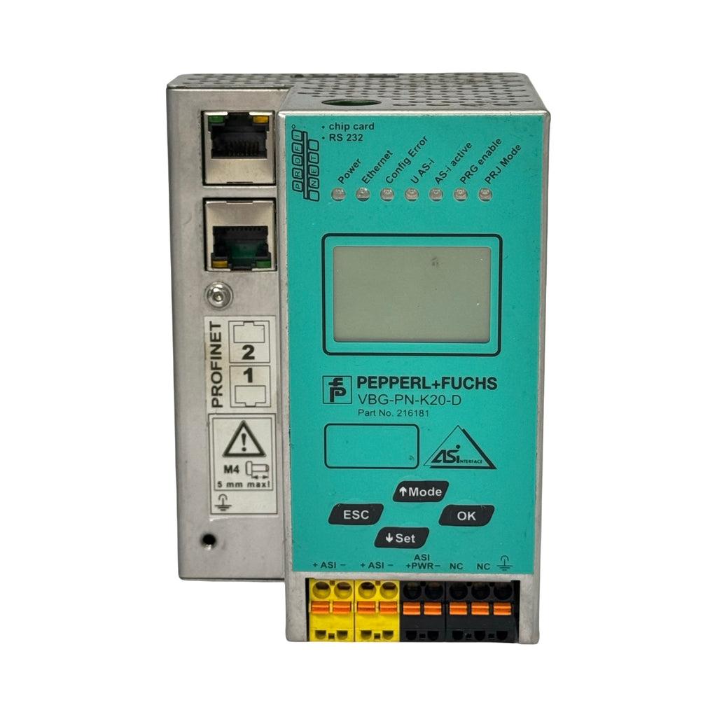 Pepperl+Fuchs VBG-PN-K20-D AS-i 3.0 PROFINET Gateway Edelstahl 216181