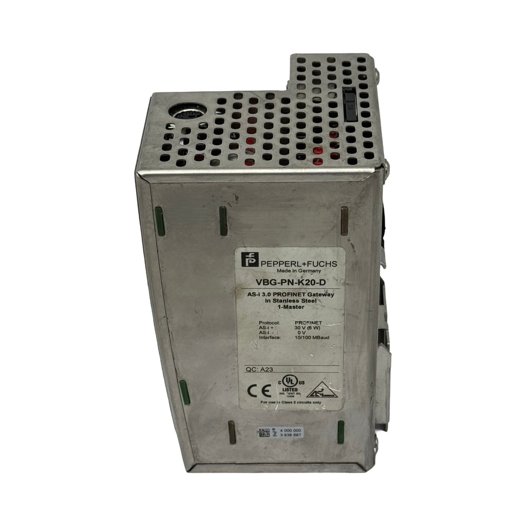 Pepperl+Fuchs VBG-PN-K20-D AS-i 3.0 PROFINET Gateway Edelstahl 216181