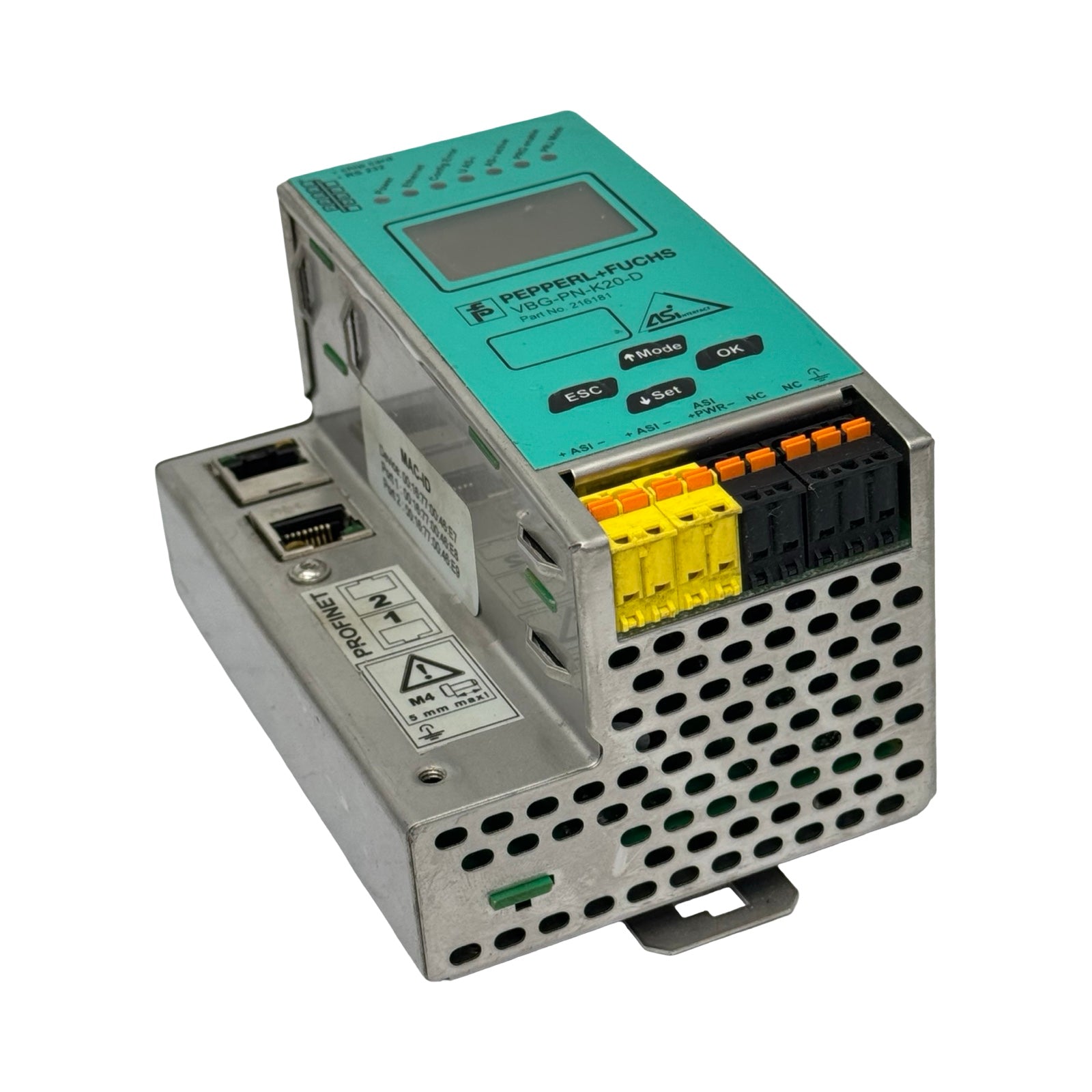Pepperl+Fuchs VBG-PN-K20-D AS-i 3.0 PROFINET Gateway Edelstahl 216181
