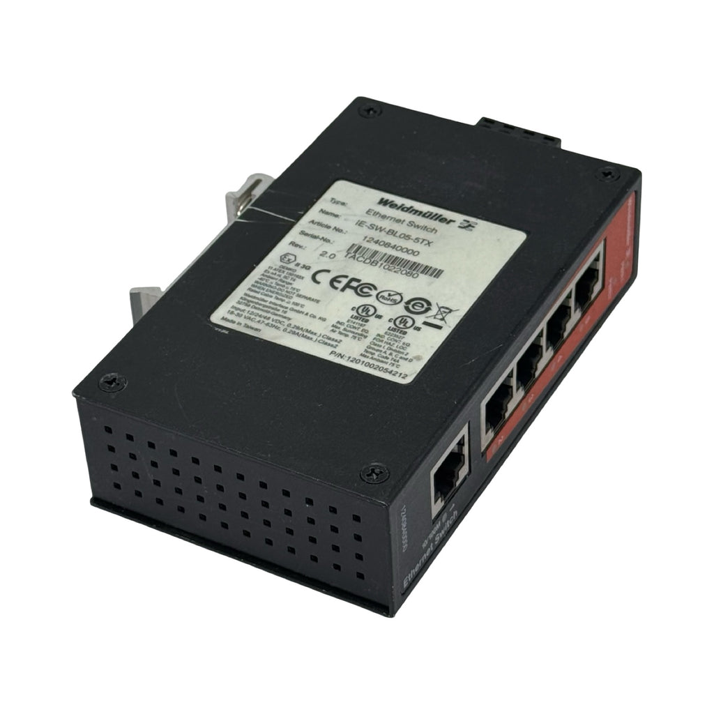 Weidmüller IE-SW-BL05-5TX Ethernet Switch 5-Port Industrial Switch 1240840000