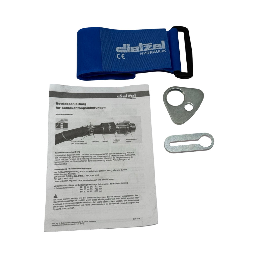 Dietzel Hydraulik Schlauchfangsicherung SF-6773-125-SL1200 Schlauchsicherung Set