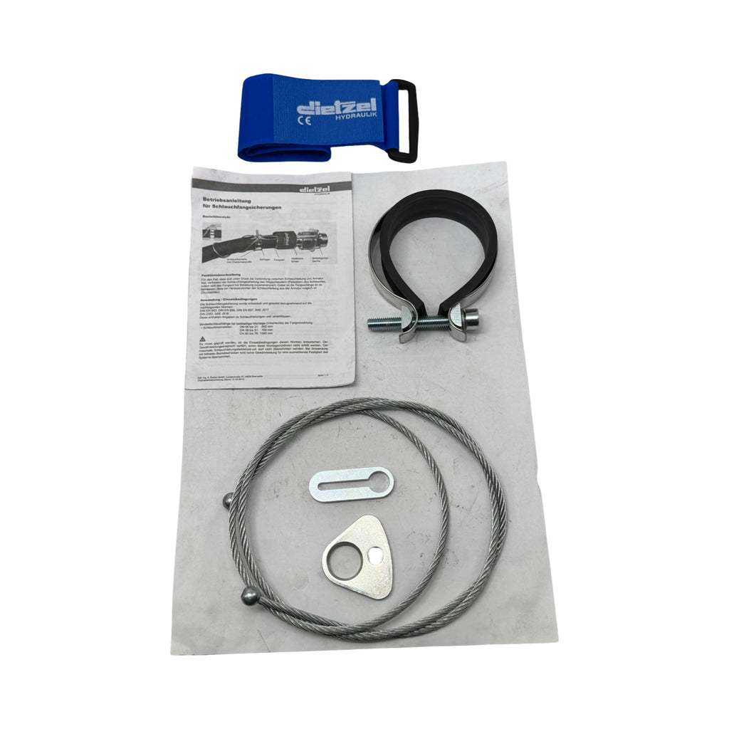Dietzel Hydraulik Schlauchfangsicherung SF-6773-125-SL1200 Schlauchsicherung Set