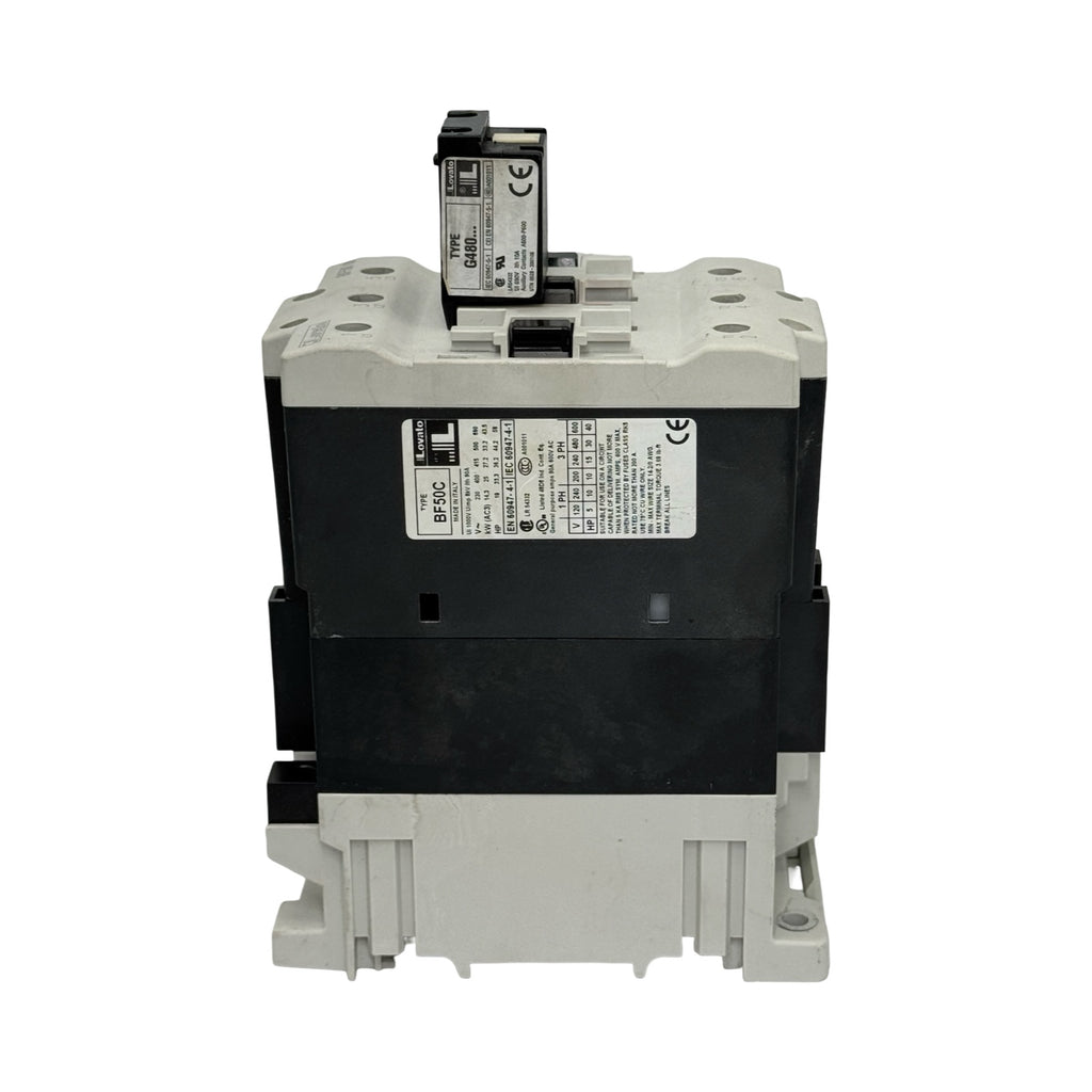 Lovato BF50C Leistungsschütz 90A 3-polig Schütz Contactor mit Hilfskontakt G480