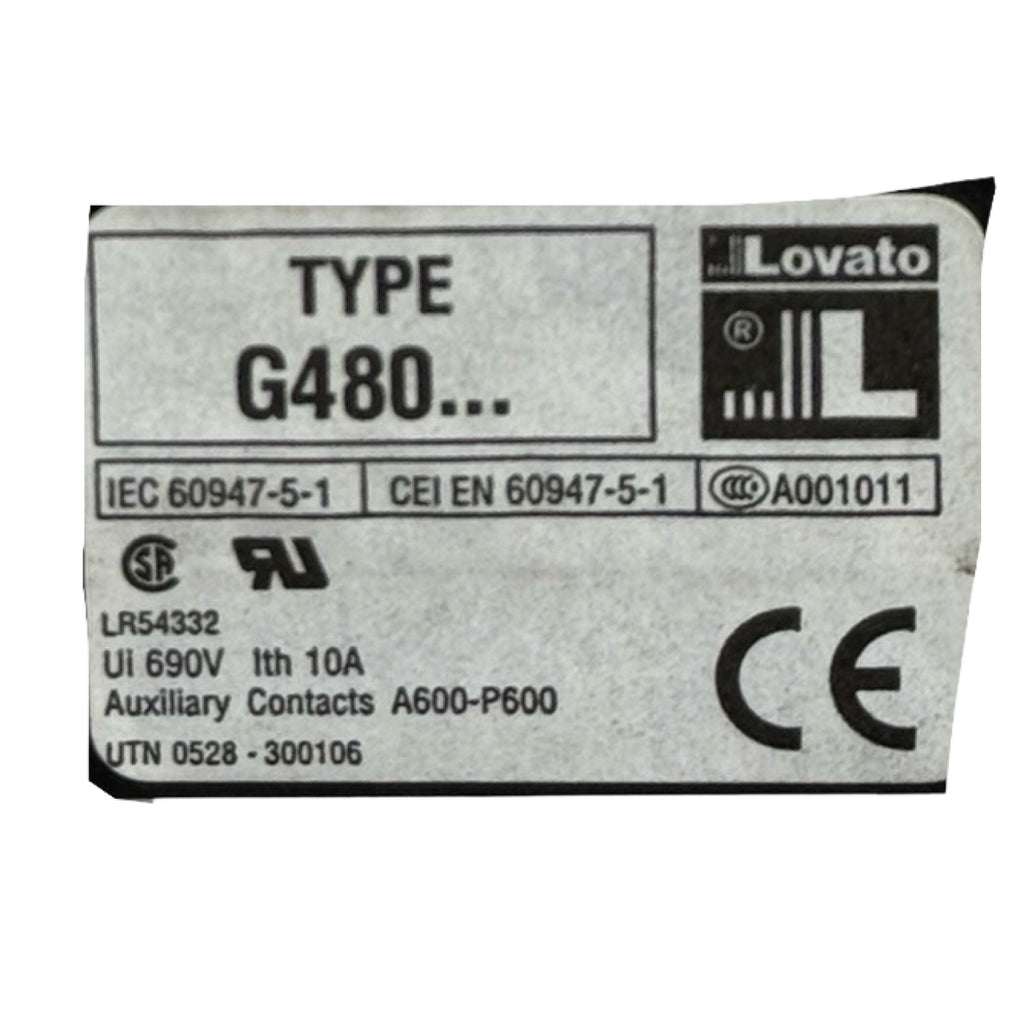 Lovato BF50C Leistungsschütz 90A 3-polig Schütz Contactor mit Hilfskontakt G480
