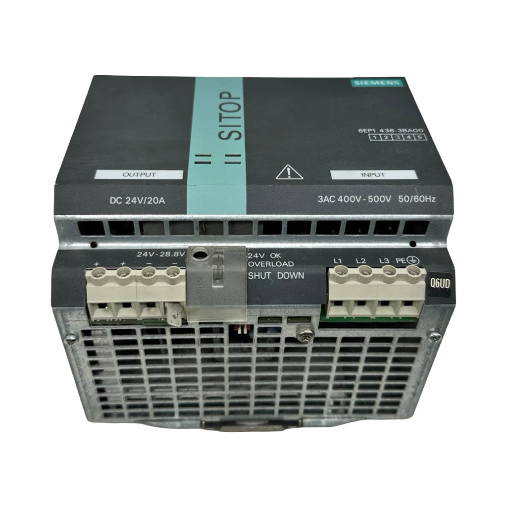 Siemens SITOP Power 20 6EP1436-3BA00 Netzteil 24V 20A 480W 3AC