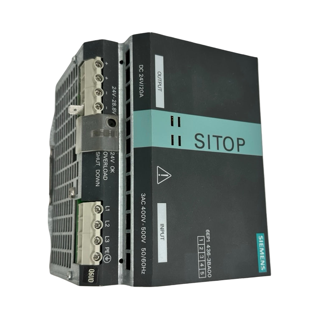 Siemens SITOP Power 20 6EP1436-3BA00 Netzteil 24V 20A 480W 3AC