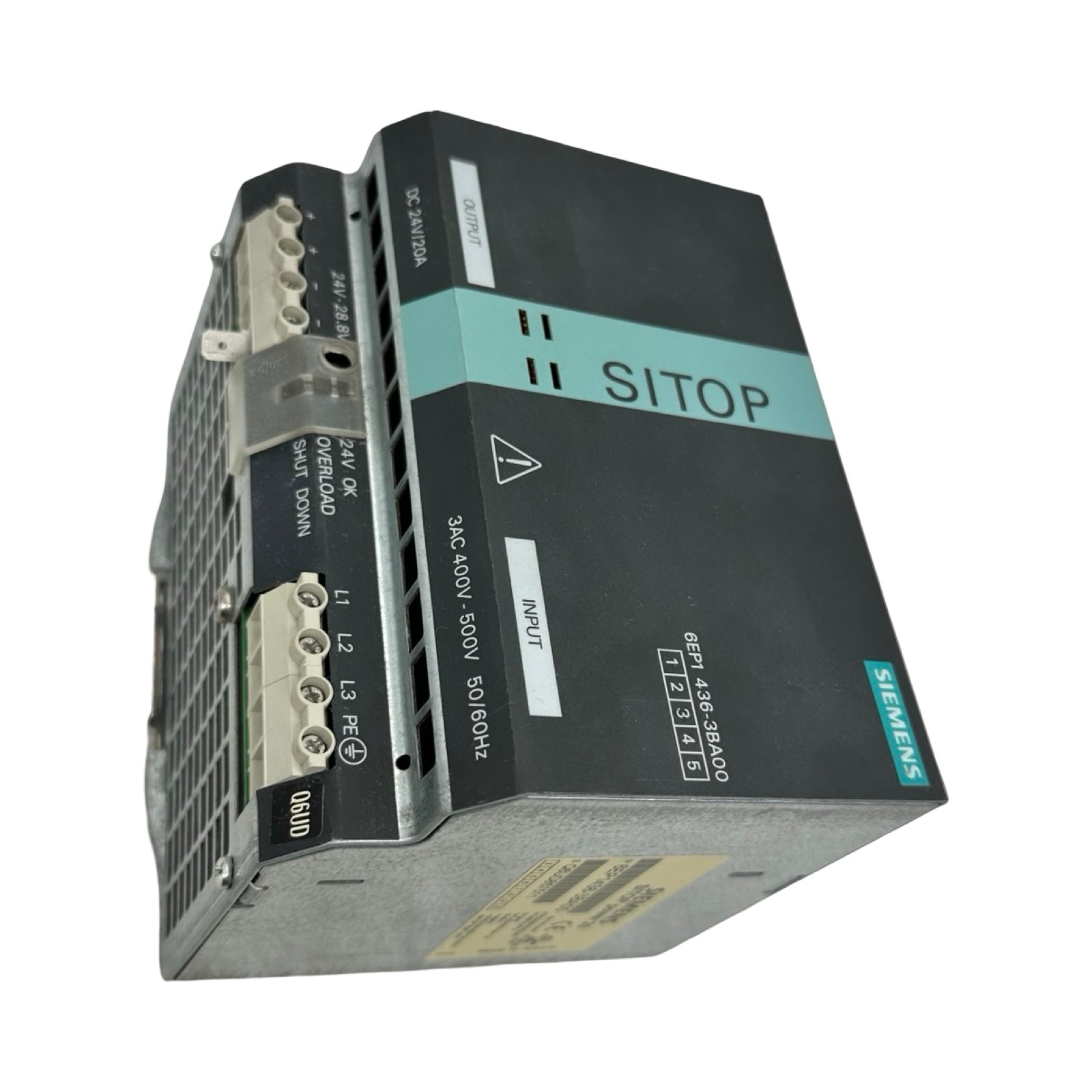 Siemens SITOP Power 20 6EP1436-3BA00 Netzteil 24V 20A 480W 3AC