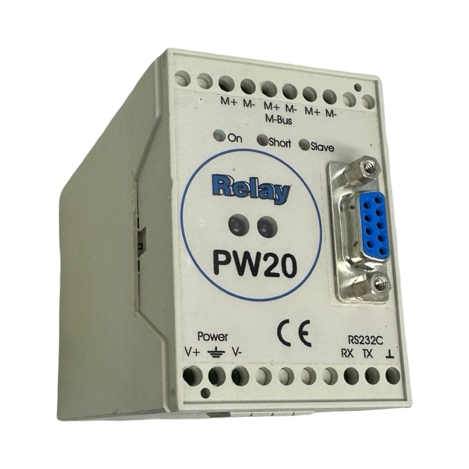 Relay GmbH PW20 Relaismodul RS232C M-Bus Steuergerät Interface Modul