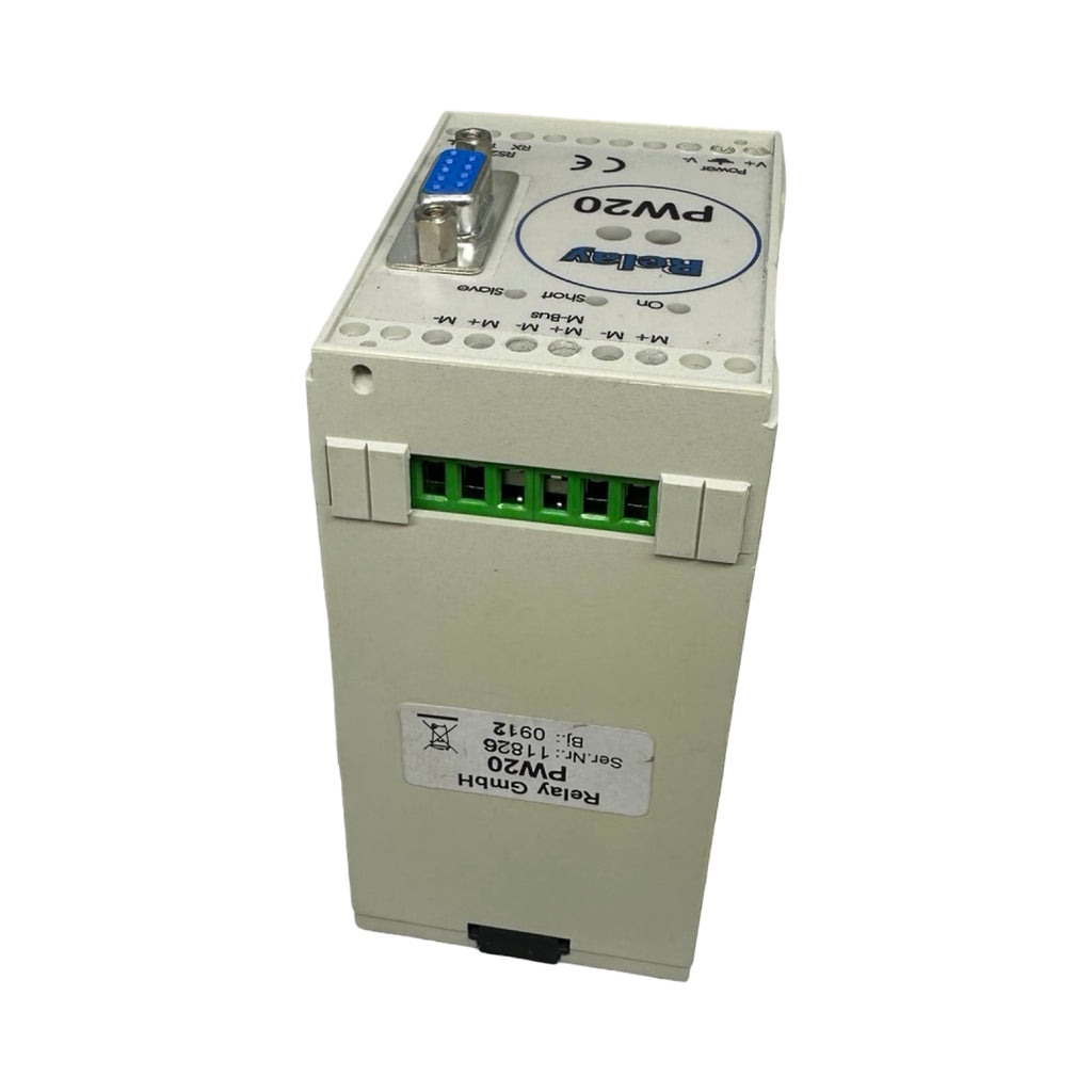 Relay GmbH PW20 Relaismodul RS232C M-Bus Steuergerät Interface Modul