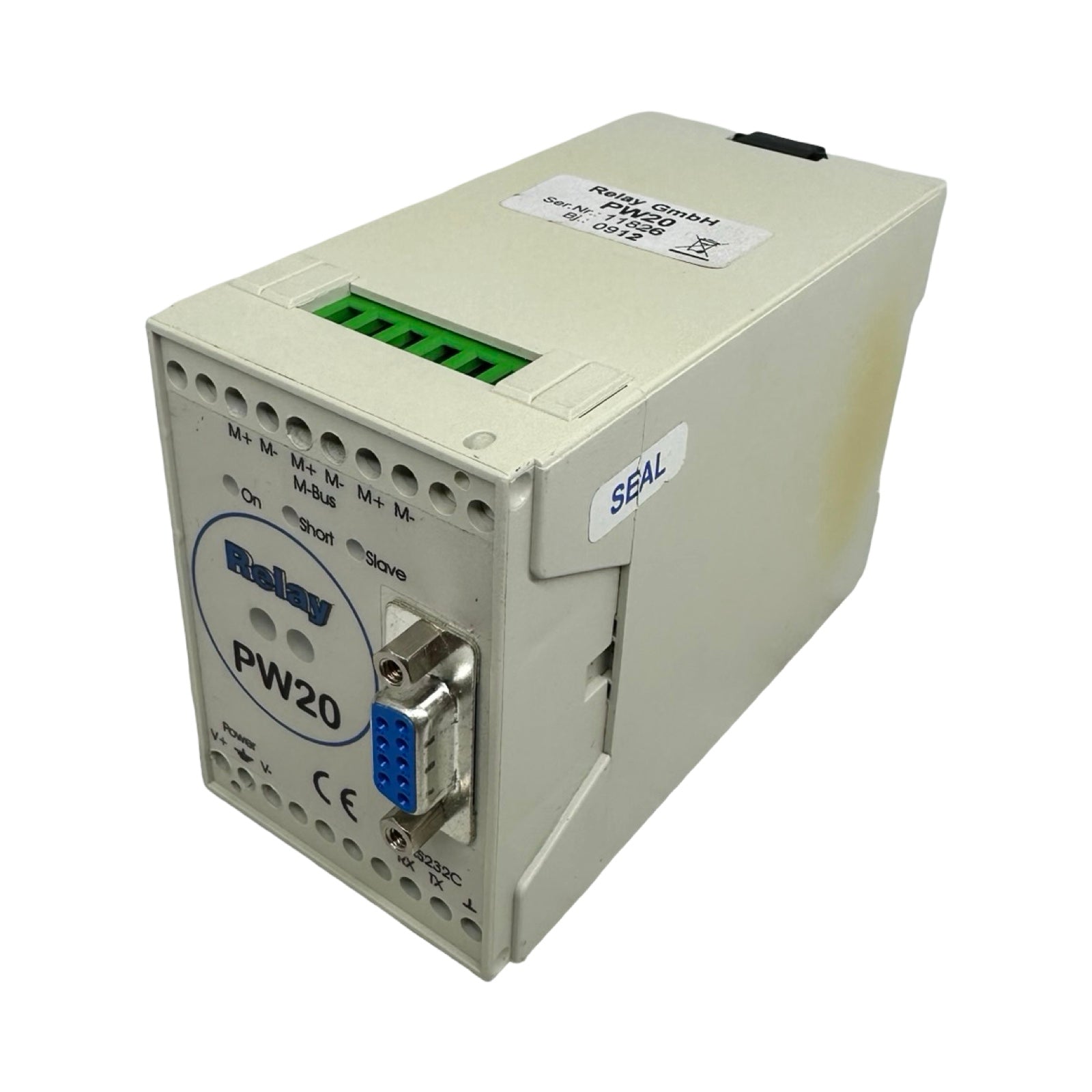 Relay GmbH PW20 Relaismodul RS232C M-Bus Steuergerät Interface Modul
