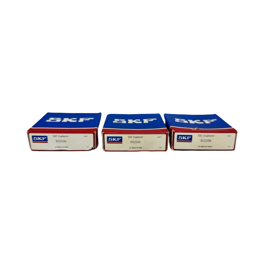3x SKF Explorer 30206 Kegelrollenlager Satz Lager 30x62x17,25mm