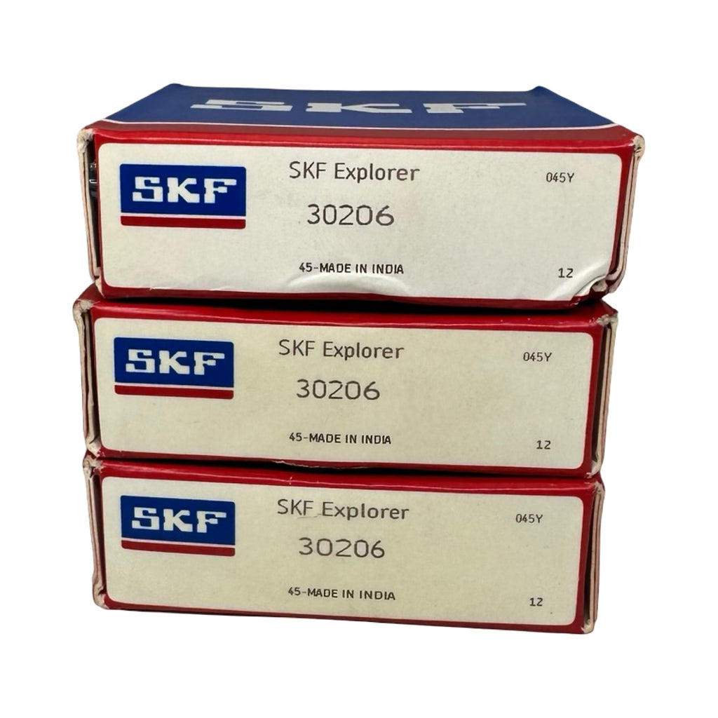 3x SKF Explorer 30206 Kegelrollenlager Satz Lager 30x62x17,25mm