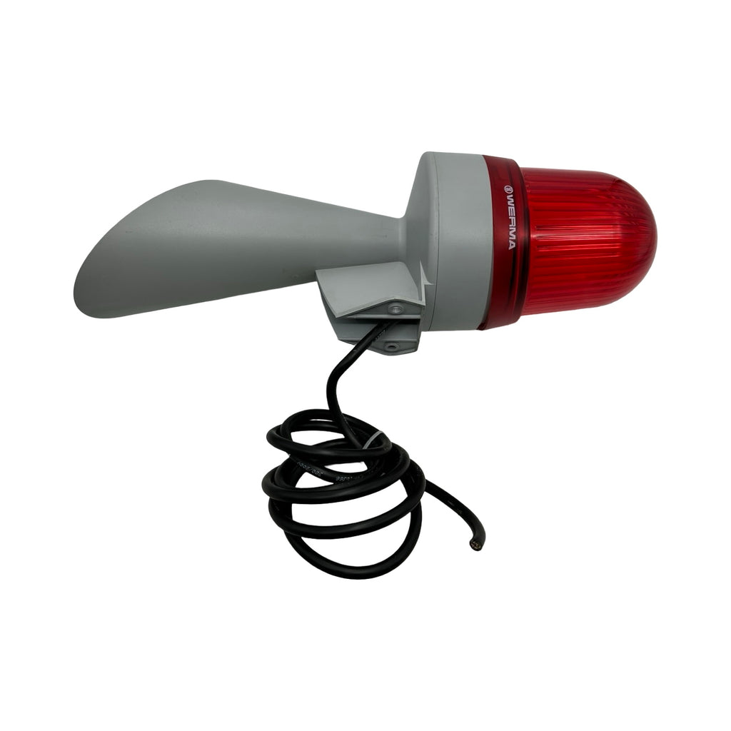 WERMA Signalsäule Sirene Rot Warnleuchte Alarmleuchte LED-Hupe WM Dauerton 24V