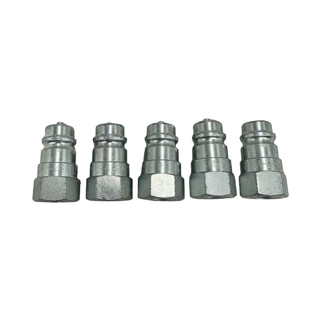 5x Parker SM-252-4FP Stecknippel 1/4” Pneumatik Kupplung Nipple
