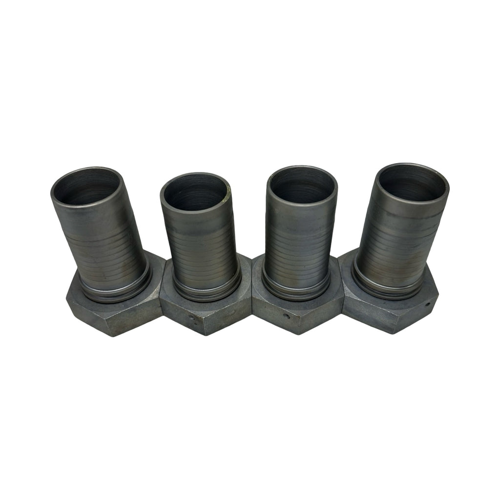 4x Interpump 0100-32-65NI Schlauchtülle DN65 Hydraulik Fitting