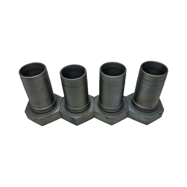 4x Interpump 0100-32-65NI Schlauchtülle DN65 Hydraulik Fitting