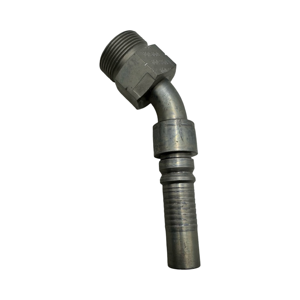 3x Interpump 0450H12-36-45NI Winkel Hydraulik Fitting M36 45° DN