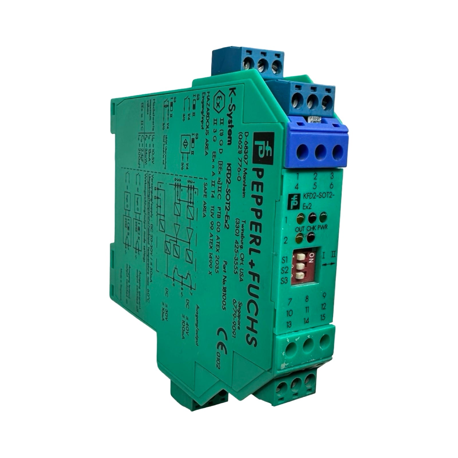 Pepperl+Fuchs KFD2-SOT2-Ex2 Trennschaltverstärker ATEX K-System