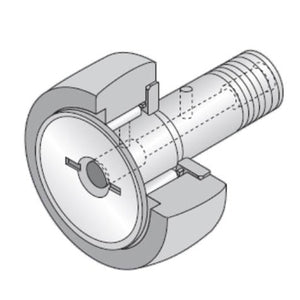 NTN KRV16FLL/3AS Kurvenrolle Nadelkranz Laufrolle Gewindebolzen 16mm neu