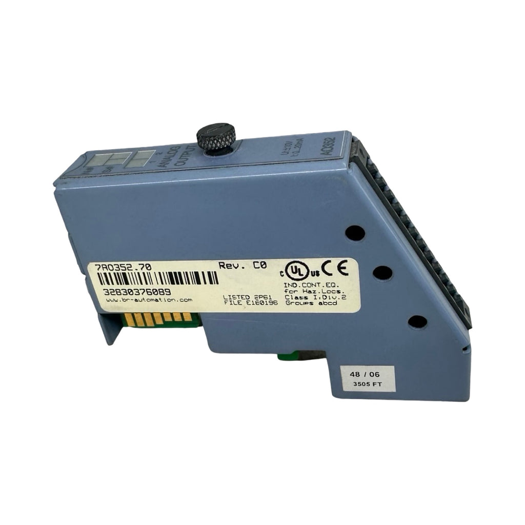B&R Automation AO352 7AO352.70 Analog Output Modul ±10V 0-20mA SPS PLC
