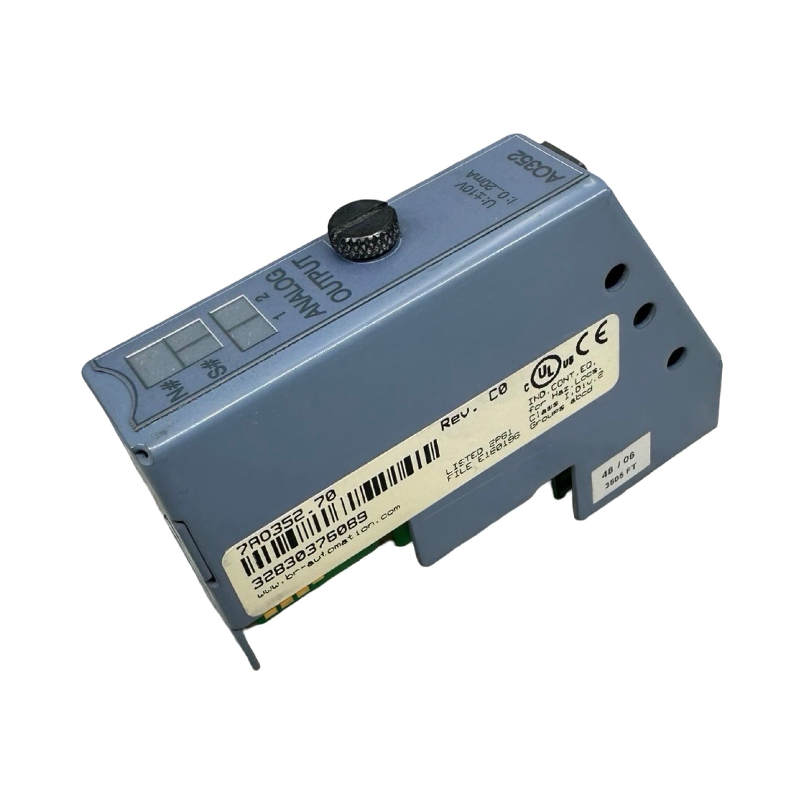B&R Automation AO352 7AO352.70 Analog Output Modul ±10V 0-20mA SPS PLC