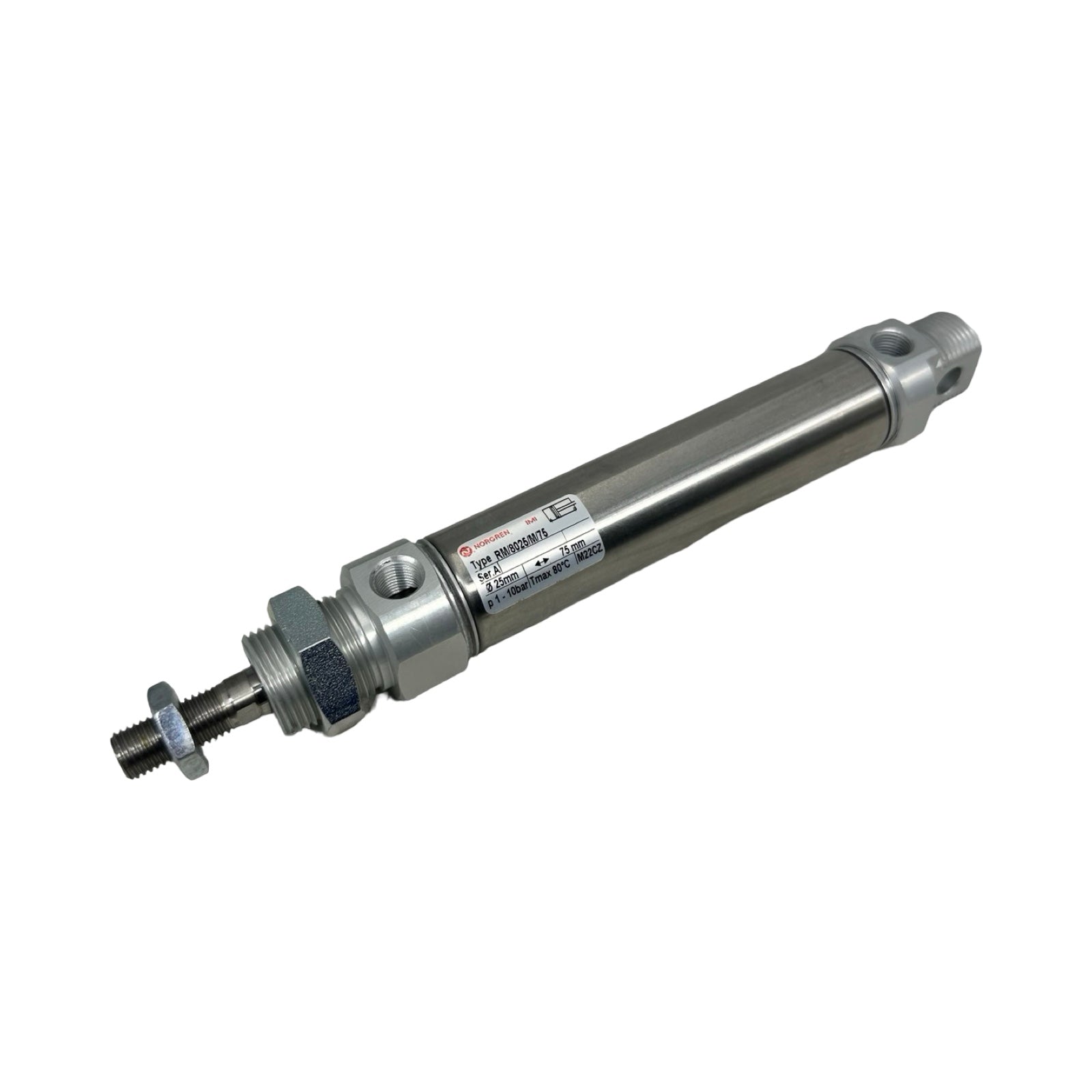 Norgren RM/8025/M/75 Pneumatikzylinder ISO Rundzylinder 25mm 75mm Hub