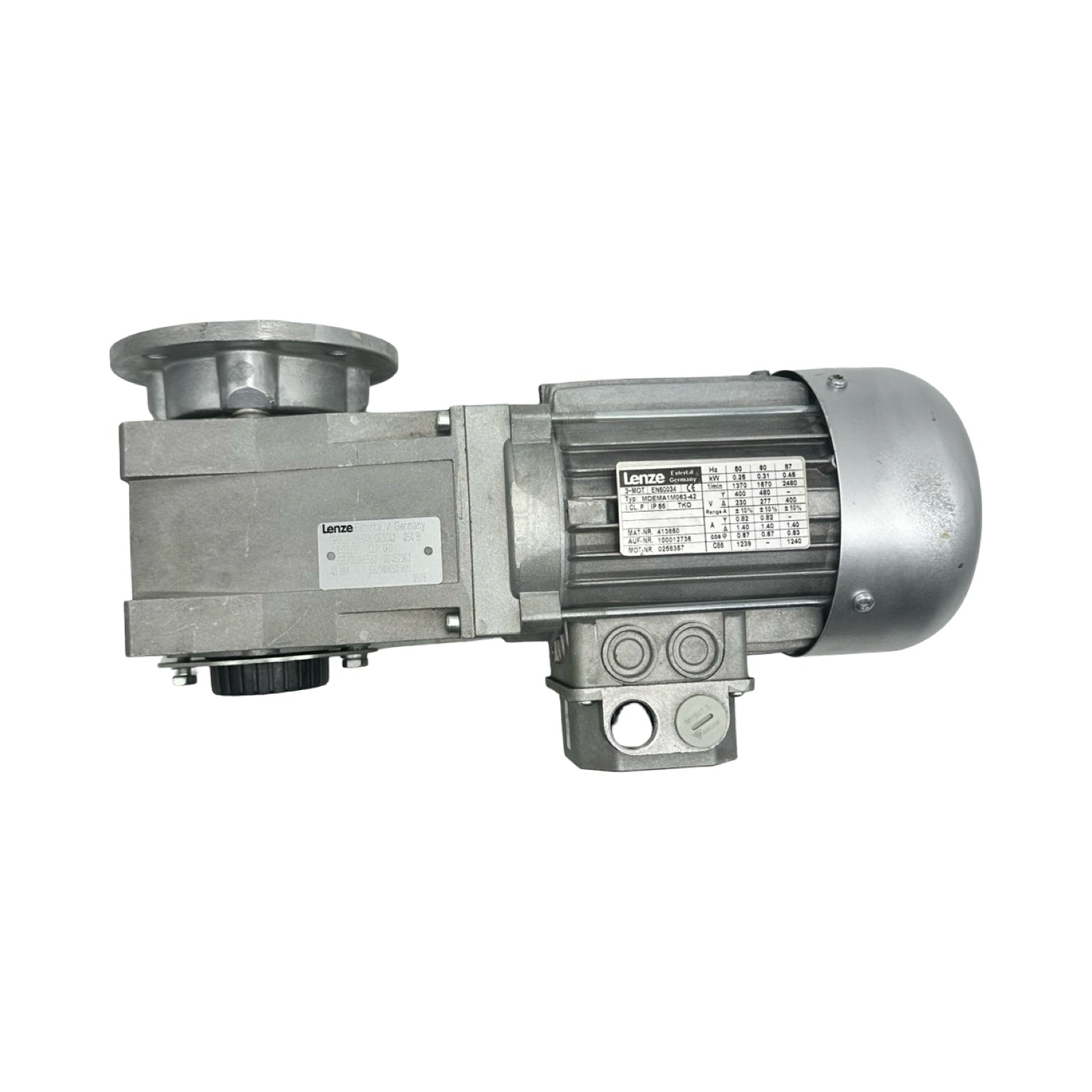 Lenze GKR03-2MHAK-063C42 Getriebemotor 0,25kW 55/min IP55 400V