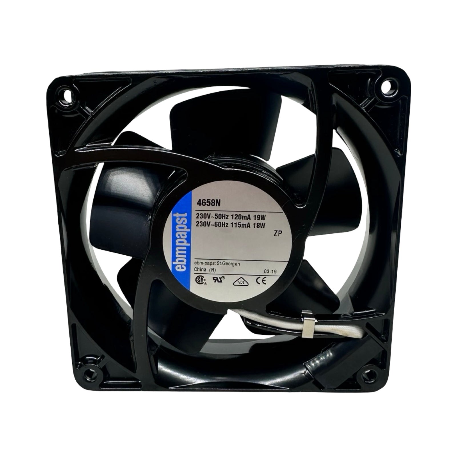 ebmpapst 4658N Axiallüfter 230V AC Lüfter 120x120x38mm Industrie Lüfter