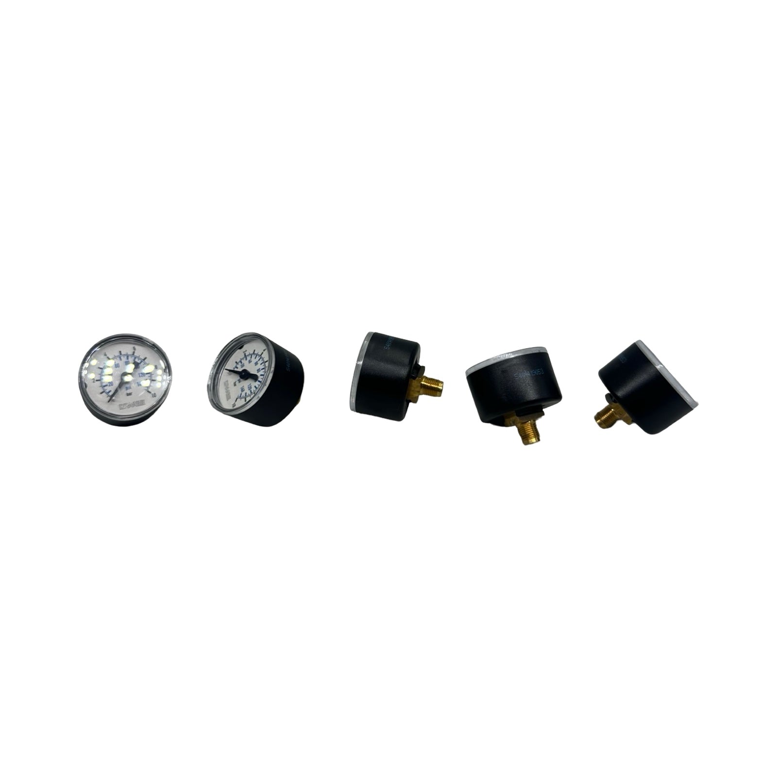 5x Draabe Manometer 0-10 bar 0-140 psi Druckanzeige Druckmesser Rundinstrument
