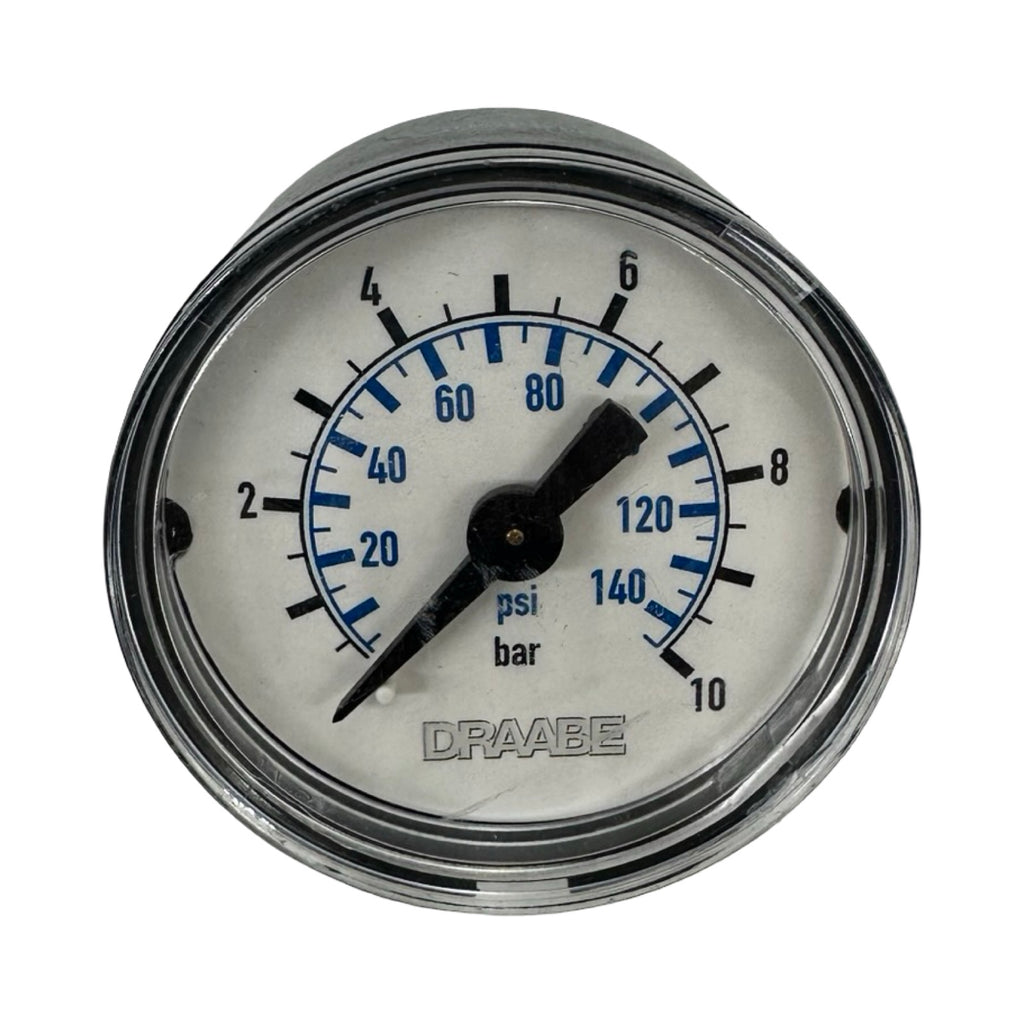 5x Draabe Manometer 0-10 bar 0-140 psi Druckanzeige Druckmesser Rundinstrument