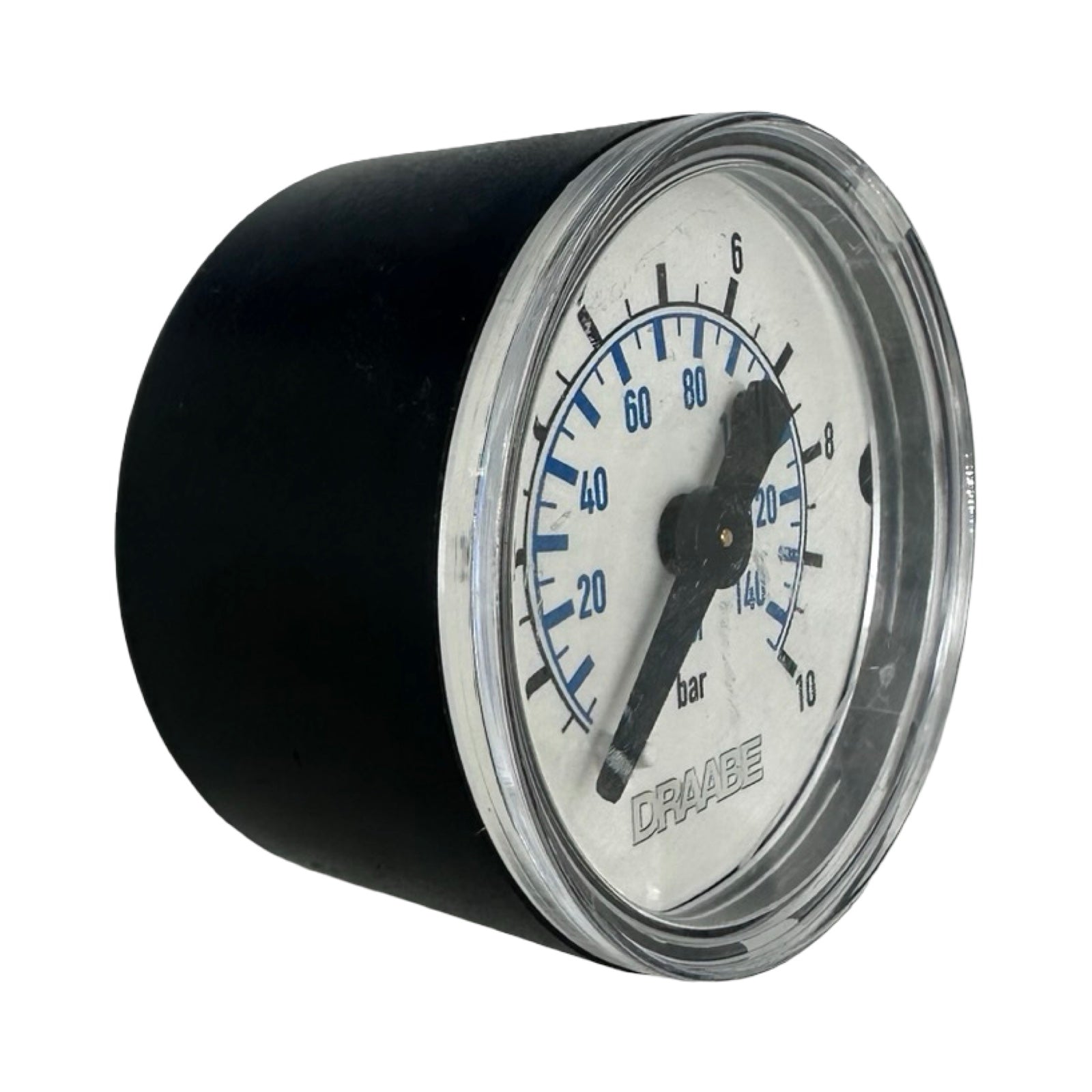 5x Draabe Manometer 0-10 bar 0-140 psi Druckanzeige Druckmesser Rundinstrument