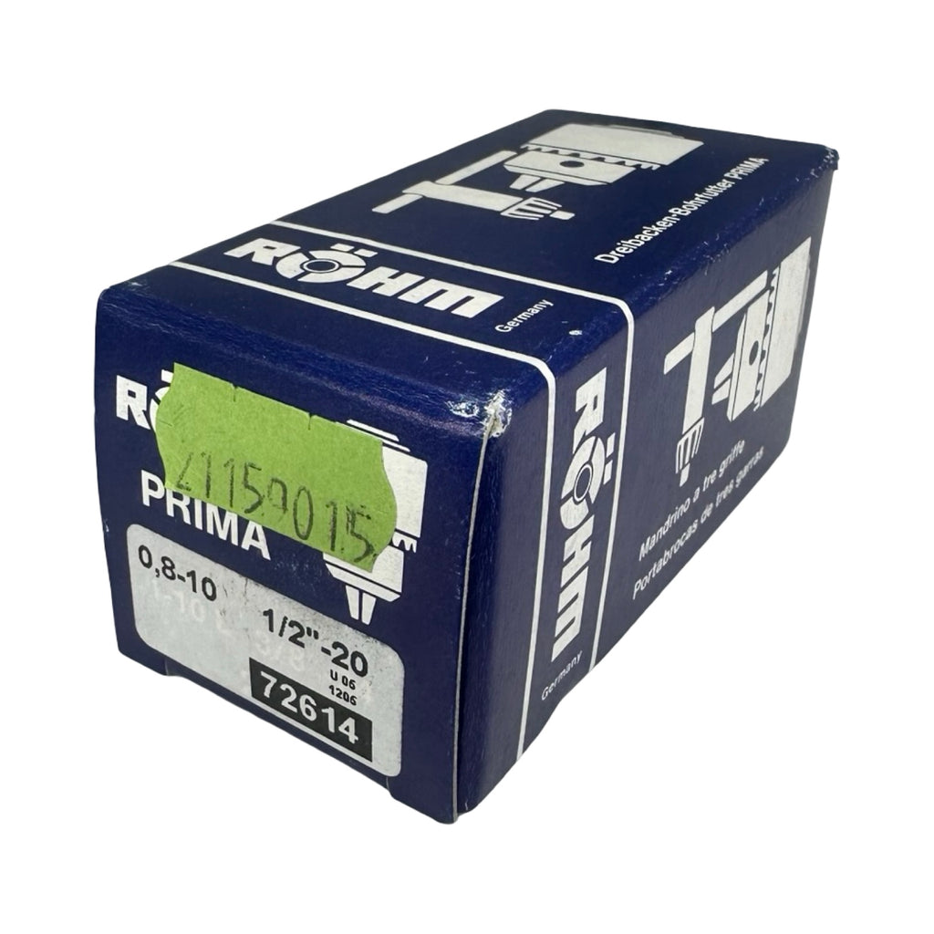 Röhm Prima 1/2-20 Zahnkranzbohrfutter 0,8-10mm mit Bohrfutterschlüssel