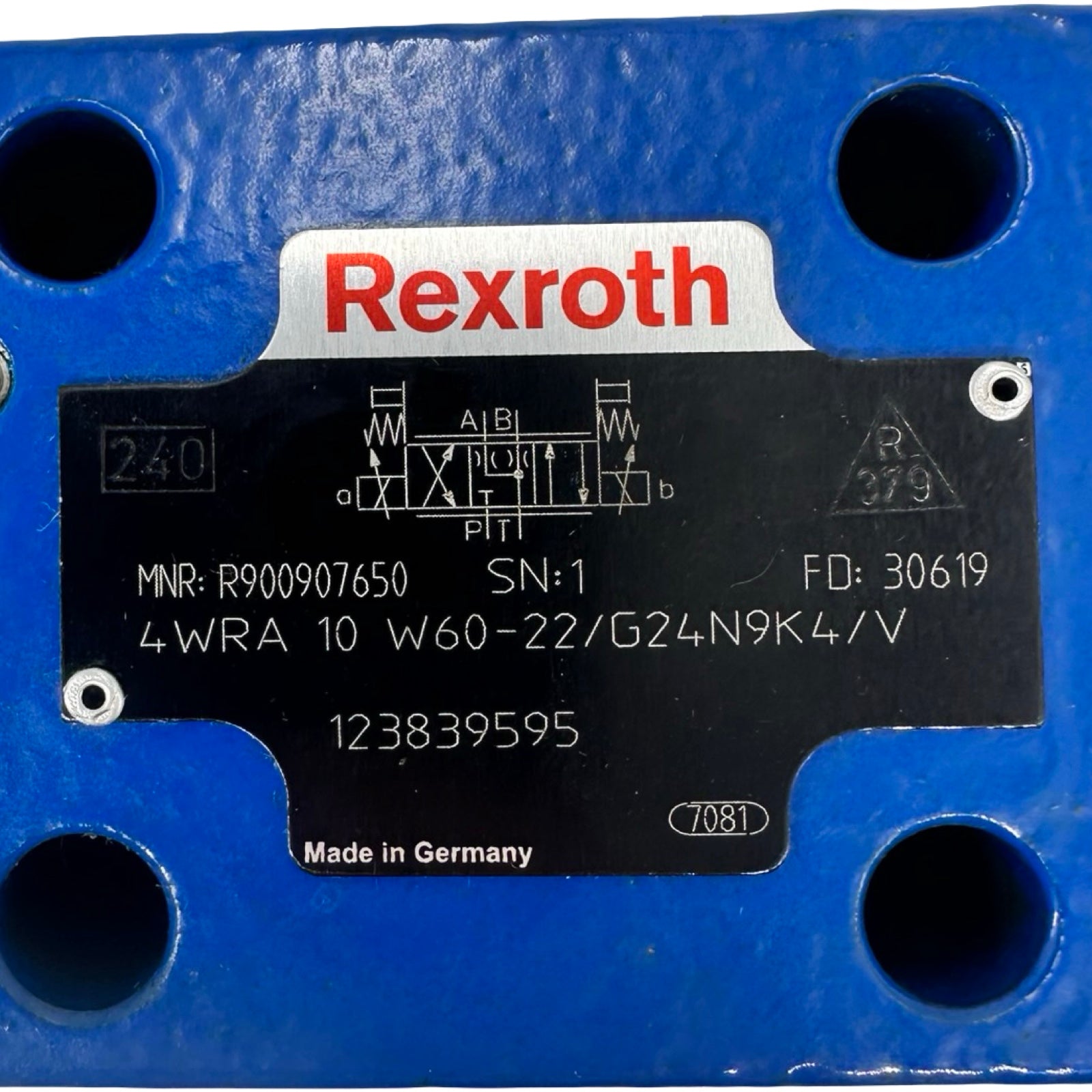 Rexroth 4WRA 10 W60-22/G24N9K4/V Proportional Wegeventil Hydraulik