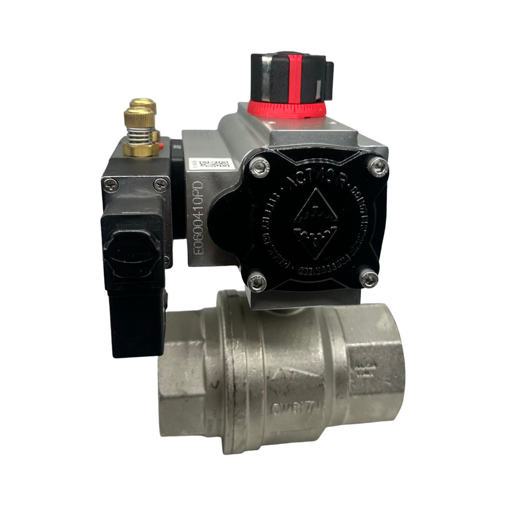 Econ DN50 Kugelhahn Pneumatikventil Fig.7902 5/2 Wegeventil PN40 24V DC