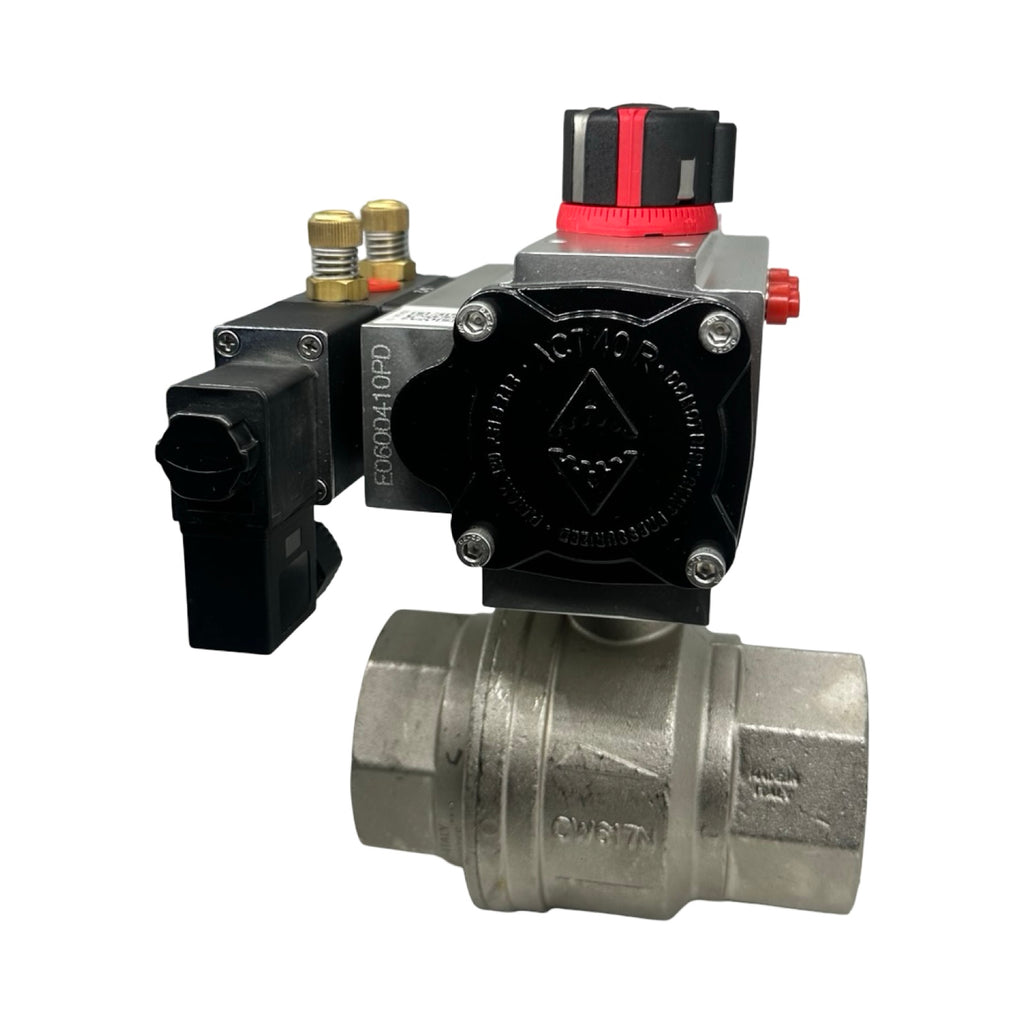 Econ DN50 Kugelhahn Pneumatikventil Fig.7902 5/2 Wegeventil PN40 24V DC