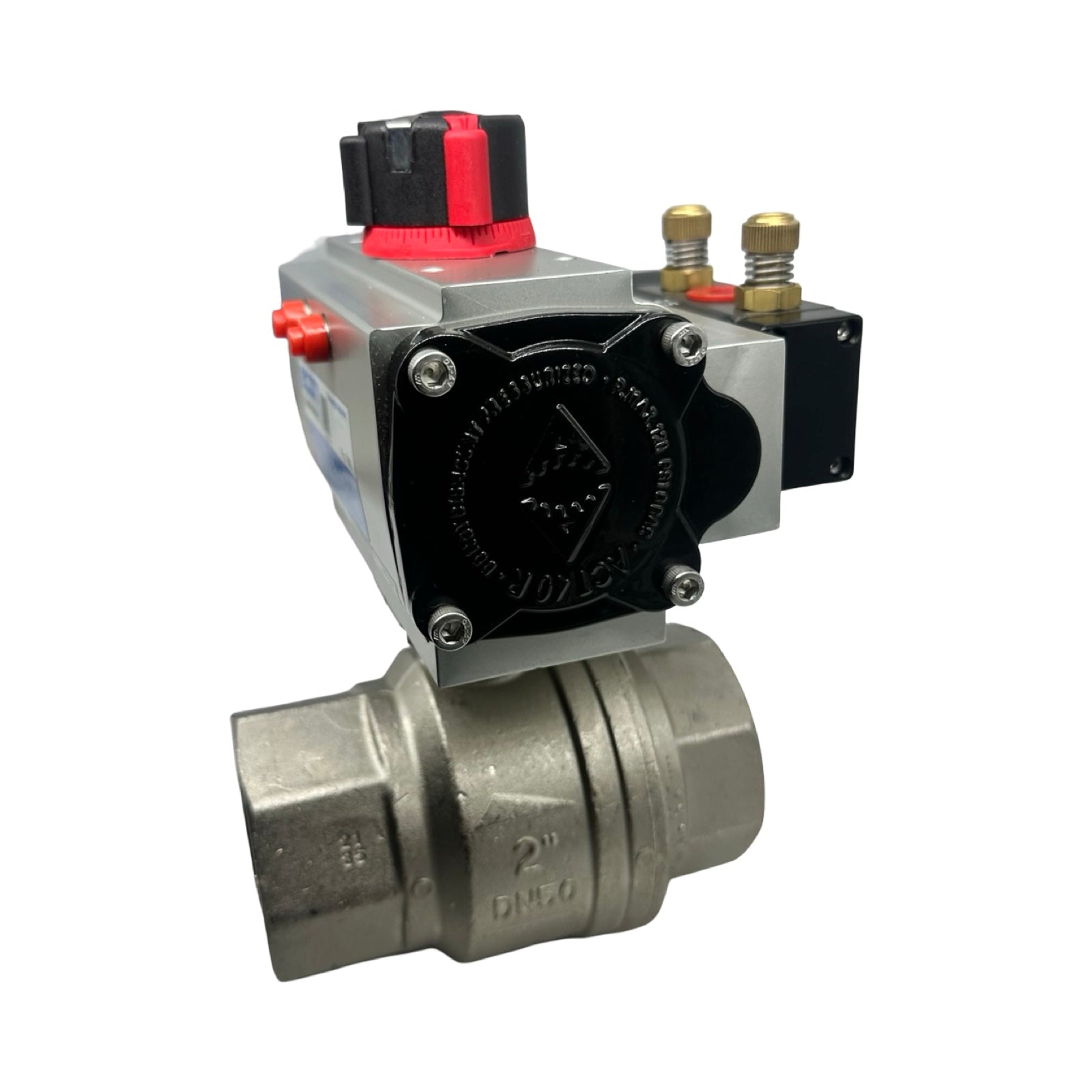 Econ DN50 Kugelhahn Pneumatikventil Fig.7902 5/2 Wegeventil PN40 24V DC