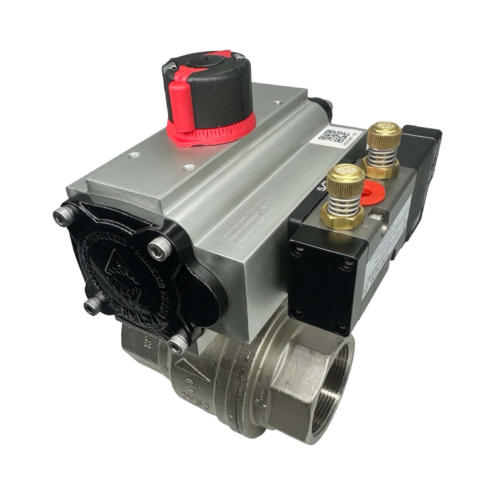 Econ DN50 Kugelhahn Pneumatikventil Fig.7902 5/2 Wegeventil PN40 24V DC